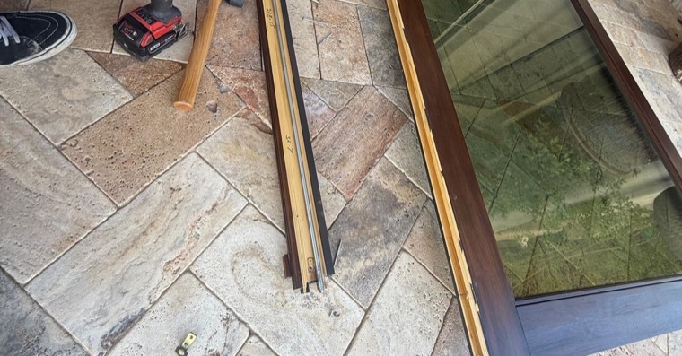 Sliding glass panel service image